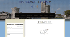 Desktop Screenshot of parlerfrancaislarochelle.com